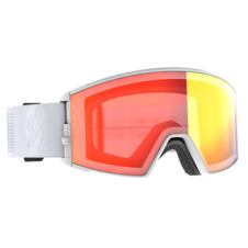 Lyžařské brýle Scott REACT LS (mineral white/red chrome)   