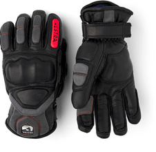 Rukavice Hestra IMPACT RACING Sr. (black/flame red) 