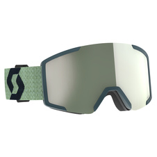 Lyžařské brýle Scott SHIELD AMP PRO (soft green/black/amp pro white chrome) 