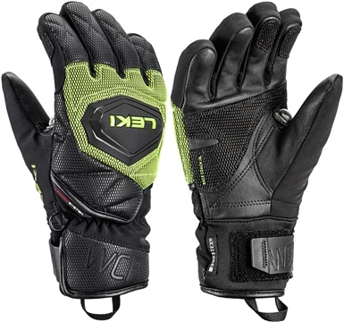 Leki WCR COACH 3D JUNIOR (black/lemon) 24/25