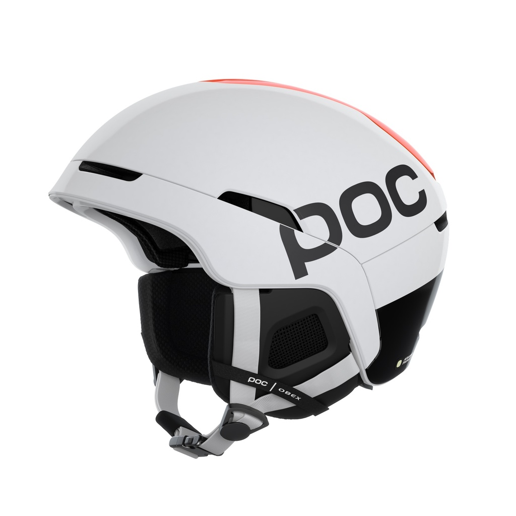 Poc OBEX BC MIPS (hydrogen white/fluorescent orange avip)