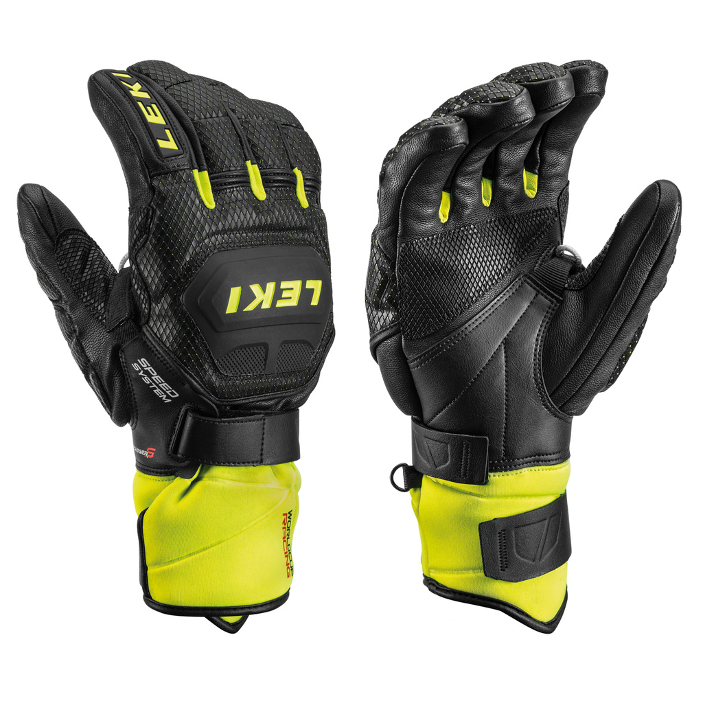 Leki HS WORLDCUP RACE FLEX S Speed System (black/lemon) 23/24