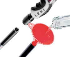 Leki HOT Shot S (black/grey/red) 24/25