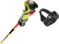 Leki WCR LITE SL 3D (bright red/black/neonyellow) 24/25