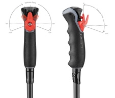 Leki ARTENA AIRFOIL 3D (black/anthracite/rosegold) 25/26