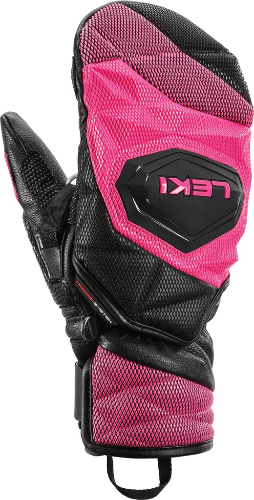 Leki WCR VENOM 3D JUNIOR Mitt (black/pink) 25/26