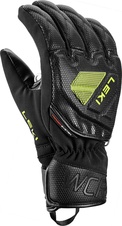 Leki WCR C-TECH 3D JUNIOR (black/lemon) 25/26