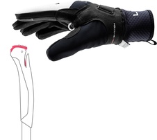 Leki PRC THERMOPLUS SHARK (black/white) W  25/26