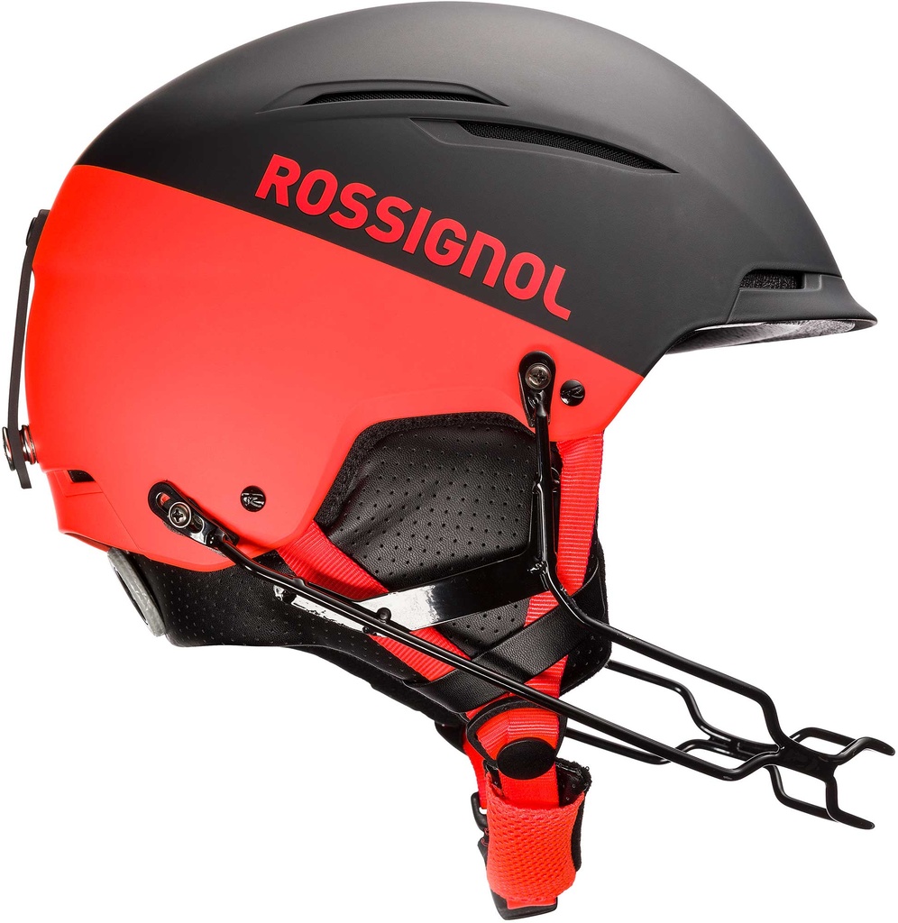 Rossignol HERO TEMPLAR SL IMPACTS with chinguard (black/hot red) 21/22