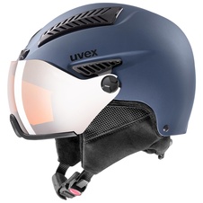 Lyžařská helma Uvex HLMT 600 VISOR (blue)   
