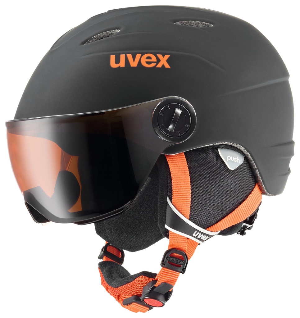 Uvex JUNIOR VISOR PRO (black/orange)