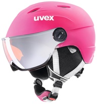Lyžařská helma Uvex JUNIOR VISOR PRO (pink)    