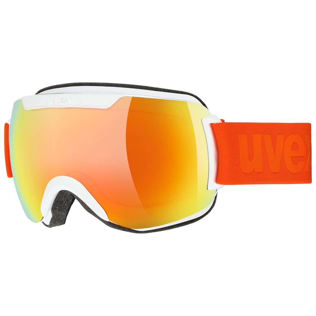 Uvex DOWNHILL 2000 CV white (mirror orange/colorvision green)