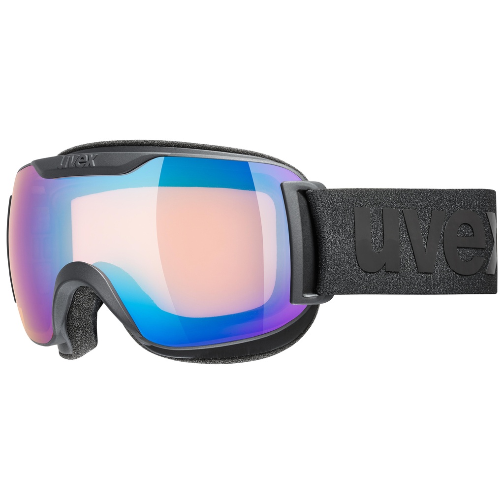 Uvex DOWNHILL 2000 S CV black (mirror blue/colorvision® yellow)