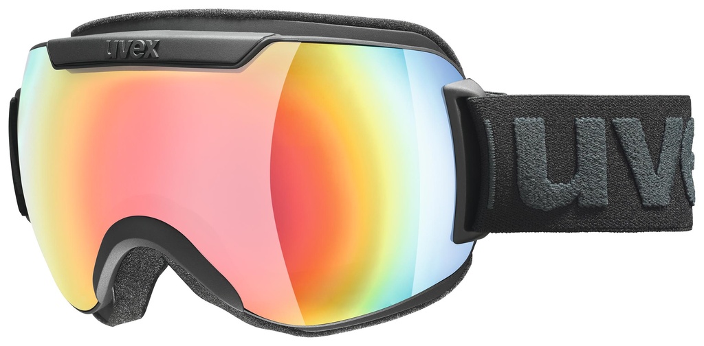 DOWNHILL 2000 FM black (mirror rainbow/rose) 19/20