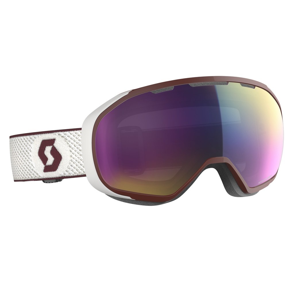Scott FIX white/merlot red (teal chrome) 20/21