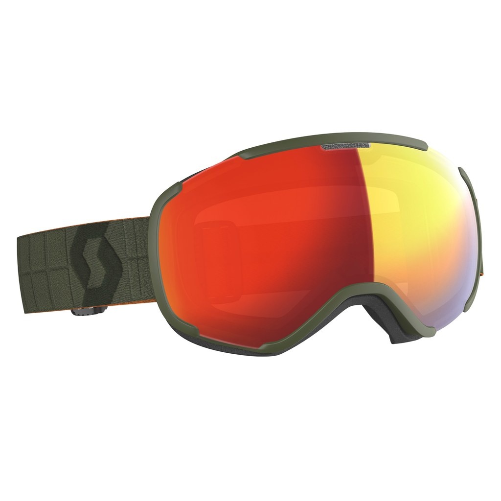 Scott FAZE II kaki green (red chrome) 19/20